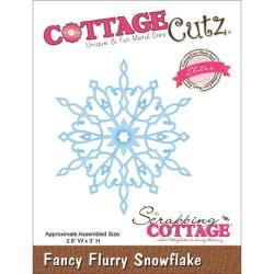 Cottagecutz Elites Die 2.6 X3   Fancy Flurry Snowflake