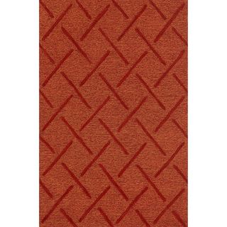 Alexander Home Hand Tufted Benson Rust Rug (76 X 96) Red Size 8 x 10