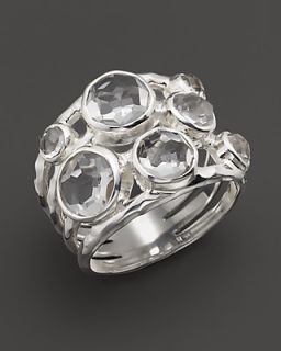 IPPOLITA Sterling Silver Rock Candy Constellation Ring in Clear Quartz's