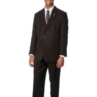 Don Mart Clothes Stacy Adams Mens Brown 3 piece Vested Suit Brown Size 38R