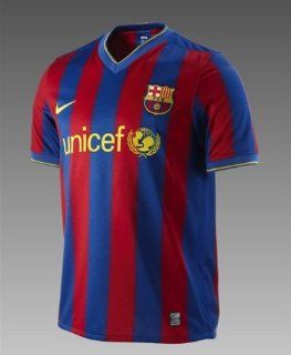 Nike FC Barcelona Soccer Jersey   Home   2009/2010 (Large/Adult)  Sports Fan Soccer Jerseys  Sports & Outdoors