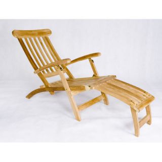 Les Jardins Teak Steamer Lounge Chair CTTR600