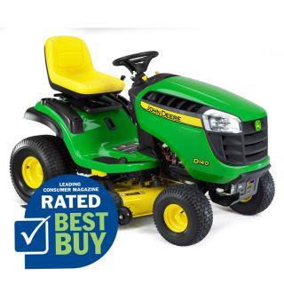 John Deere D140 22 HP V Twin Hydrostatic 48 in Riding Lawn Mower with Briggs & Stratton Engine (CARB)