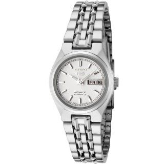 Seiko Women's SYM787K Seiko 5 Automatic White Dial Stainless Steel Watch Seiko Watches