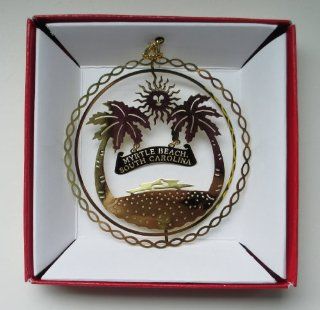 Myrtle Beach Christmas ORNAMENT South Carolina Vacation Souvenir Gift   Home And Garden Products