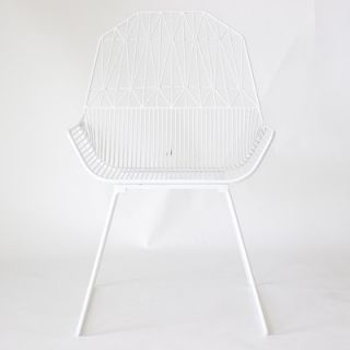 Bend Goods Farmhouse Lounge Chair farm Color White