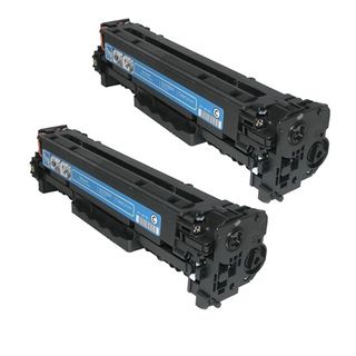Hp Cb541a (hp 125a) Compatible Cyan Toner Cartridge (pack Of 2)