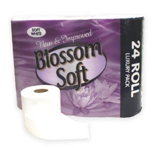 Blossom Soft Luxury Bathroom Tissue 24 Rolls Health & Personal Care