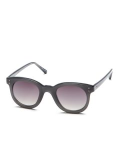Translucent Rounded Wayfarer Frame by Linda Farrow Luxe