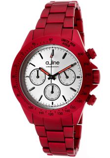 a_line 20050 RD SL  Watches,Womens Amore Chronograph Silver Dial Red Aluminum, Chronograph a_line Quartz Watches