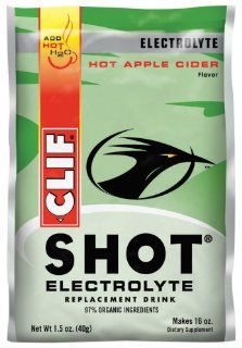Clif Shot Hot Electrolyte Drink Mix Hot Apple Cider  12 Pk, 1.125 lbs Boxes Health & Personal Care