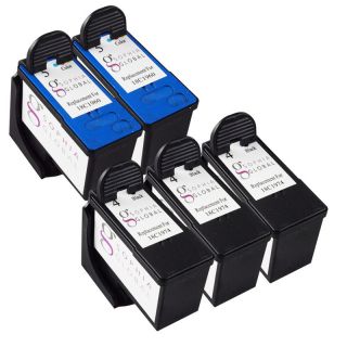 Sophia Global Remanufactured Ink Cartridge For Lexmark 4 And Lexmark 5 (pack Of 5)