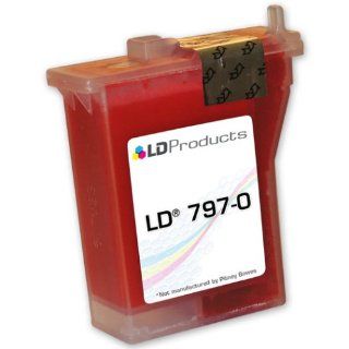 Compatible Red Inkjet Cartridge   replaces Pitney Bowes 797 0 Electronics