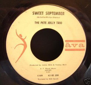 sweet september / kiss me baby 45 rpm single Music