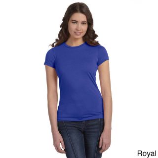 Bella Bella Womens Poly Cotton Short Sleeve T shirt Blue Size L (12  14)