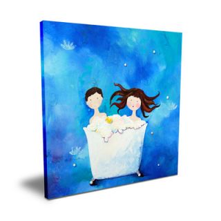 CiCi Art Factory Wit & Whimsy Two in a Tub Canvas Art WW33