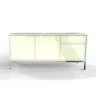 Industrya Circa 3 Storage Credenza C3.DDF Finish White Oak / Red