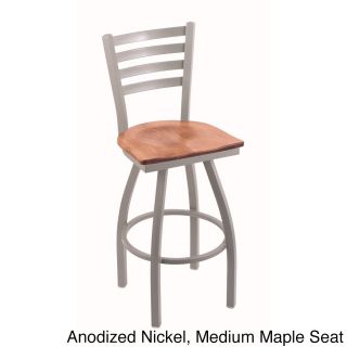 Steel Frame And Maple Counter Stool