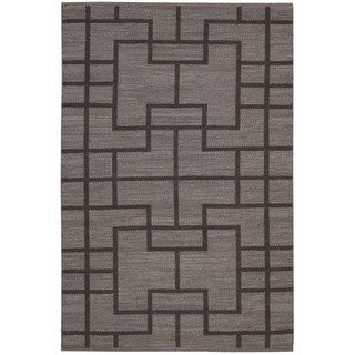 Barclay Butera Flatweave Maze Slate Rug (36 X 56) By Nourison