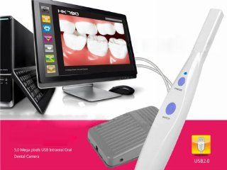 2013 New 5.0 MP USB Intraoral Oral Dental Camera HK790+Pedal with CE FDA Approved Health & Personal Care