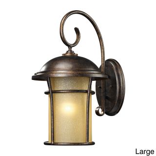 Bolla Vista Regal Bronze 1 light Outdoor Sconce