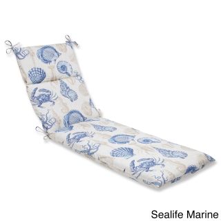 Pillow Perfect Sealife Outdoor Chaise Lounge Cushion