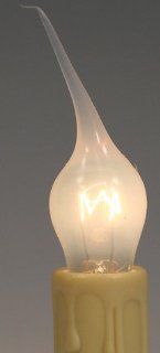 Unique 6 Watt Country Style Silicone Dipped Candle Light Bulbs ~ Pack of 5  