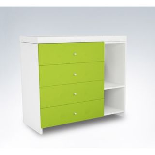 ducduc AJ 4 Drawer Changer AJ4DC FrSh W Dr Finish Green