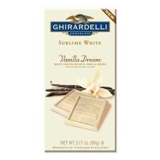 Ghirardelli Chocolate Sublime White Vanilla Dream Chocolate Bar, 3.5 oz  Candy And Chocolate Bars  Grocery & Gourmet Food