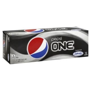 Pepsi One Cola Soda 12 oz, 12 pk