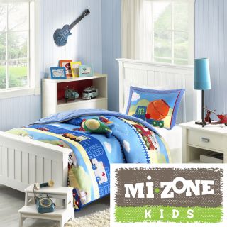 Mizone Kids Truck Zone 4 piece Comforter Set