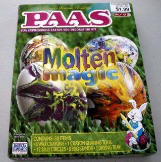 PAAS Fun Expressions Easter Dye Decorating Kit Molten Magic  Food Coloring  Grocery & Gourmet Food