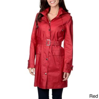 Nuage Nuage Womens Austin Belted Short Coat Red Size S (4  6)