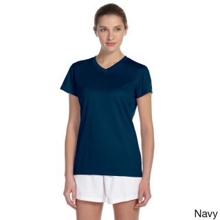 New Balance Womens Endurance Athletic V neck T shirt