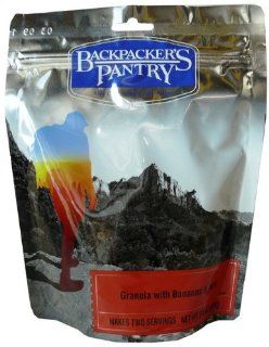 Backpackers Pantry 102017 Granola With Bananas & Milk Two Person Meal  Camping Freeze Dried Food  Sports & Outdoors
