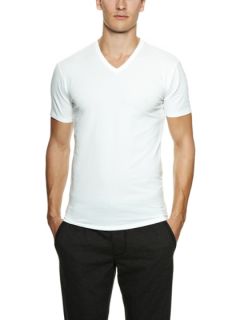 Cotton Stretch V Neck T Shirts (2 Pack) by Calvin Klein Underwear
