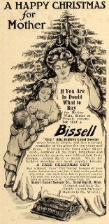 1909 Ad Bissell Carpet Sweeper Co. Christmas Tree Child   Original Print Ad  