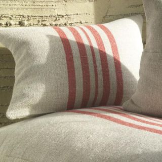 Rustic Linen Cushion Cover Natural Red   Medium      Homeware