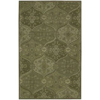 Nourison Hand tufted India House Green Rug (5 X 8)