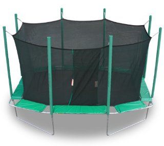 Magic Circle 14 Foot Rectagon Trampoline with Enclosure  Magic Cage Trampoline  Toys & Games