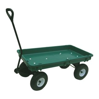 Poly Garden Wagon — 38in.L x 20in.W, 300-Lb. Capacity, Model# 03548  Hand Pull Wagons