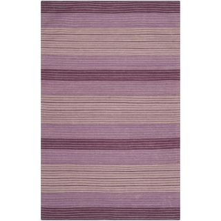 Safavieh Hand woven Marbella Lilac Wool Rug (8 X 10)