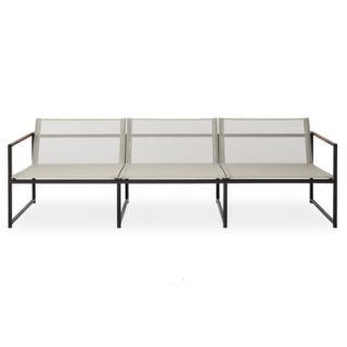 Harbour Outdoor Breeze Three Seat Sofa BREEZE.10 Finish Stainless Steel, Fab