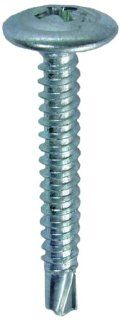 L.H. Dottie TEKW812 Self Drilling Screw Wafer Head, Phillips, No.8 by 1/2 Inch Length, 1/4 Inch Hex, Zinc Plated, 100 Pack
