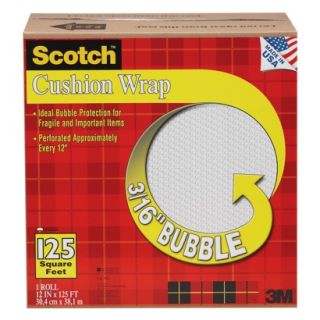 Scotch 3/16 Bubble Cushion Wrap 12x125