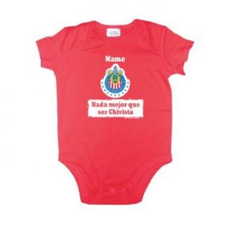 Mexican Soccer Team Chivas Baby Bodysuit 6MO Personalized Apparel Clothing
