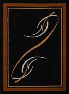 Shop Home Dynamix Zone 806 502 Ebony 5 Feet 2 Inch by 7 Feet 4 Inch Contemporary Area Rug at the  Home Dcor Store