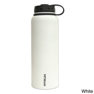 Fifty/fifty 40 ounce Double Wall Vacuum Insulated Stainless Steel Water Bottle