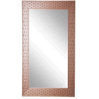 Rayne Tall American Made Brown Bricks Mirror