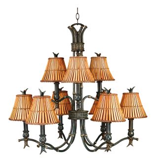 Alton 9 light Classic Bronze Chandelier